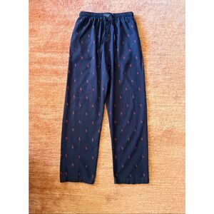 Polo Ralph Lauren Pajama Pants Navy Pony Print Size S